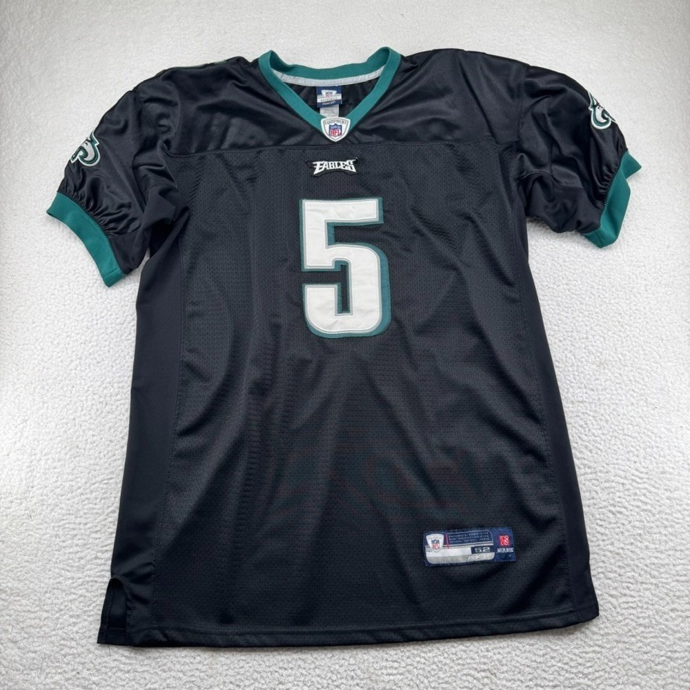 Vintage Reebok Philadelphia Eagles Donovan McNabb Jersey Mens 52 Black Stitched